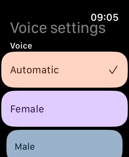 AB My News — screen 4 · Apple Watch. RSS news reader