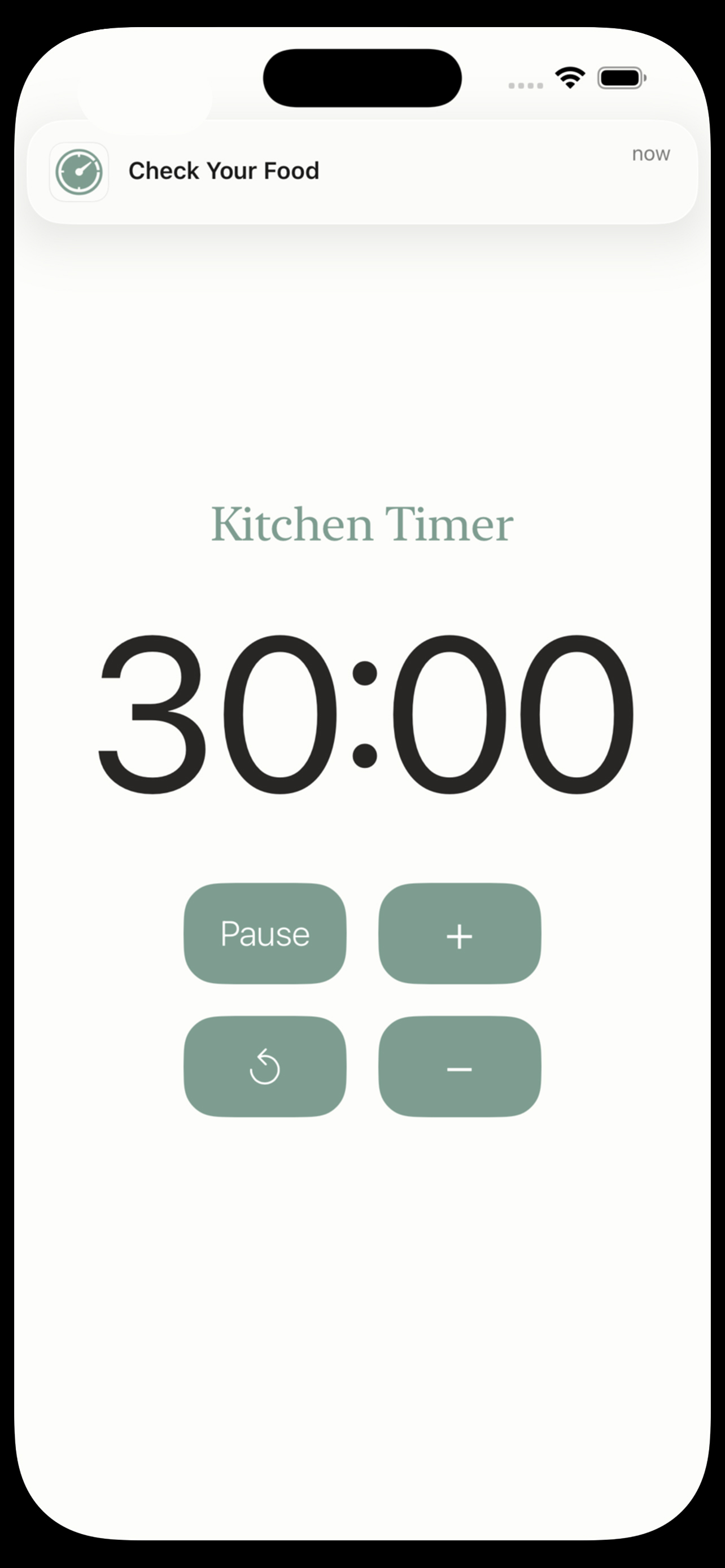 Kitchen Timer w/ Check Alert screenshot 3