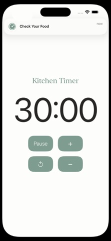 Kitchen Timer w/ Check Alert Screenshot 3 of 5