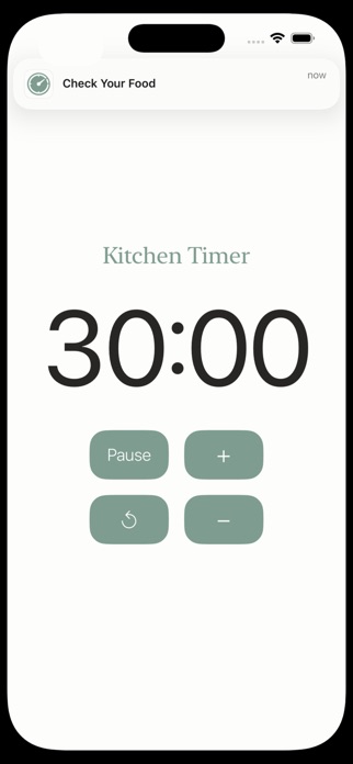 Kitchen Timer w/ Check Alert Screenshot 3 of 5