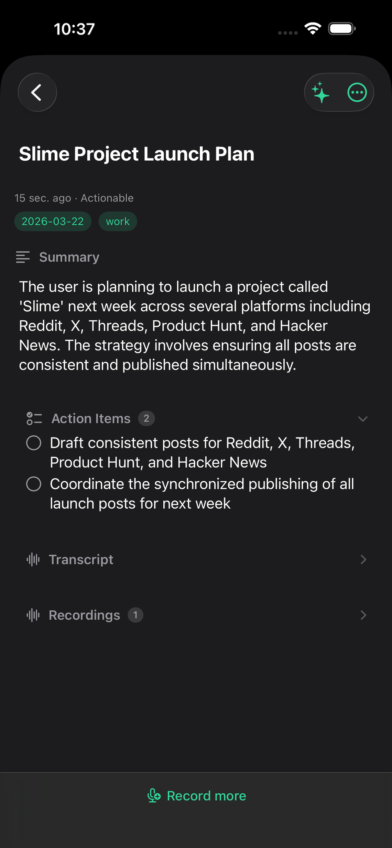 Slime – AI Thinking Partner screenshot 6