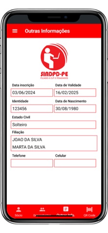 Carteirinha SINDPD-PE app screenshot 3
