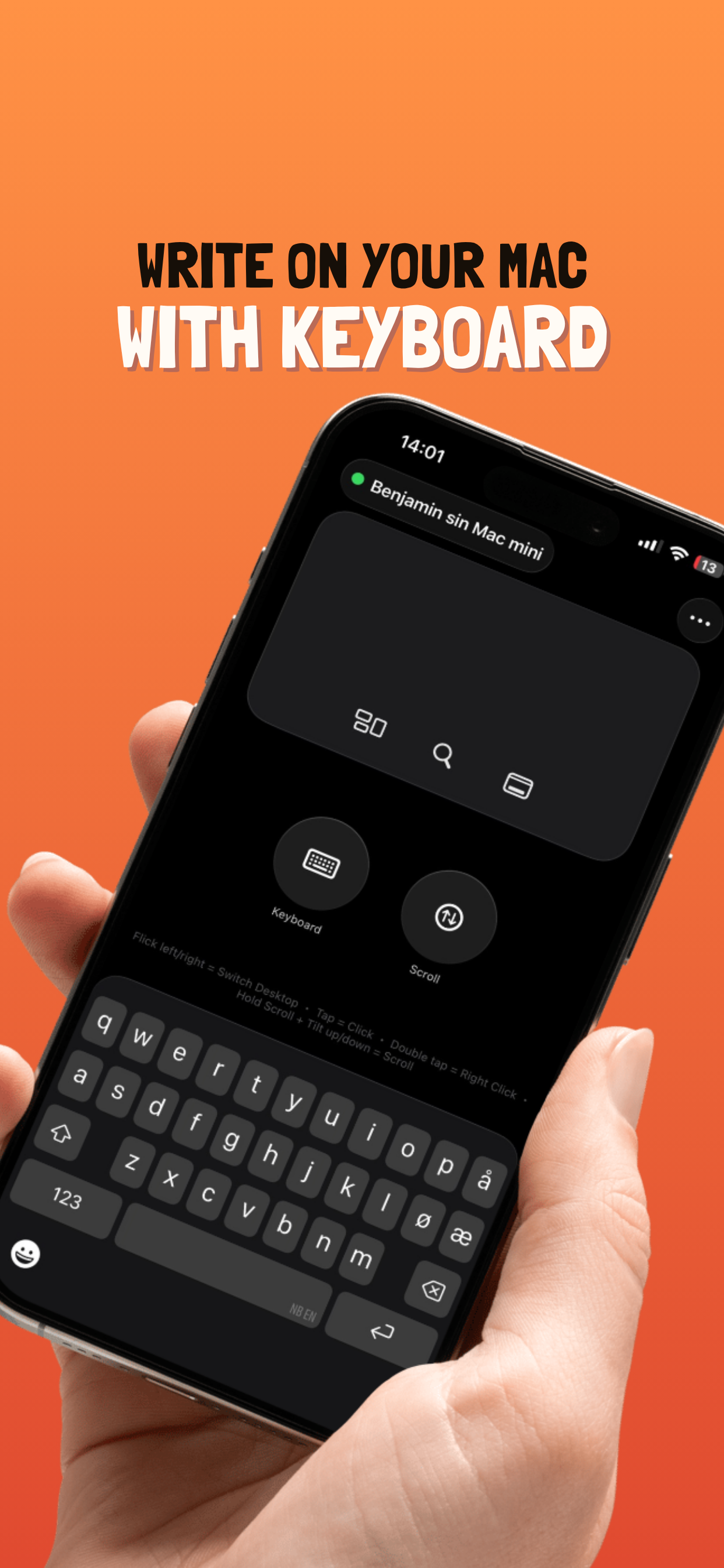 PhoneMouse – Wireless Mouse screenshot 3