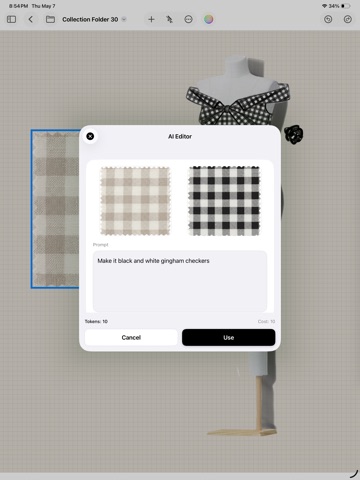 Prêt à Template iPad screenshot