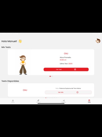 Nexo Athlete iPad screenshot