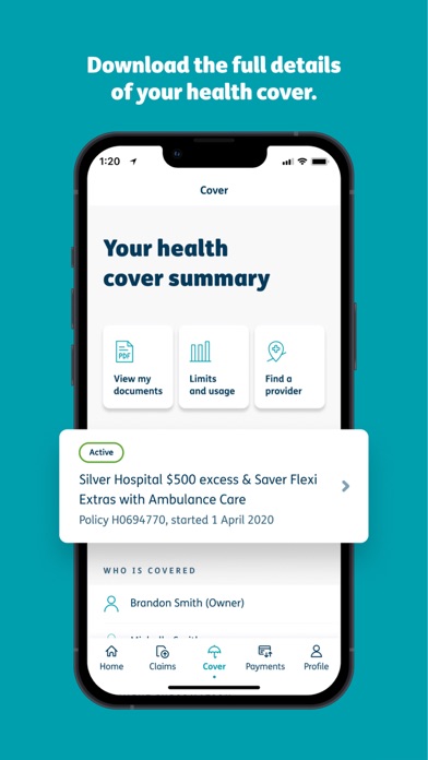 HBF Health Screenshot