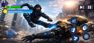 Rope Hero Fight Gang War 3D iPhone screenshot