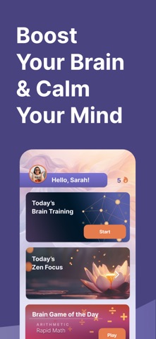 Cognitia: Brain & Calm App Screenshot 1 of 10