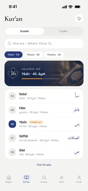 Nur — Kuran, Hatim, Ezan Vakti screenshot 3