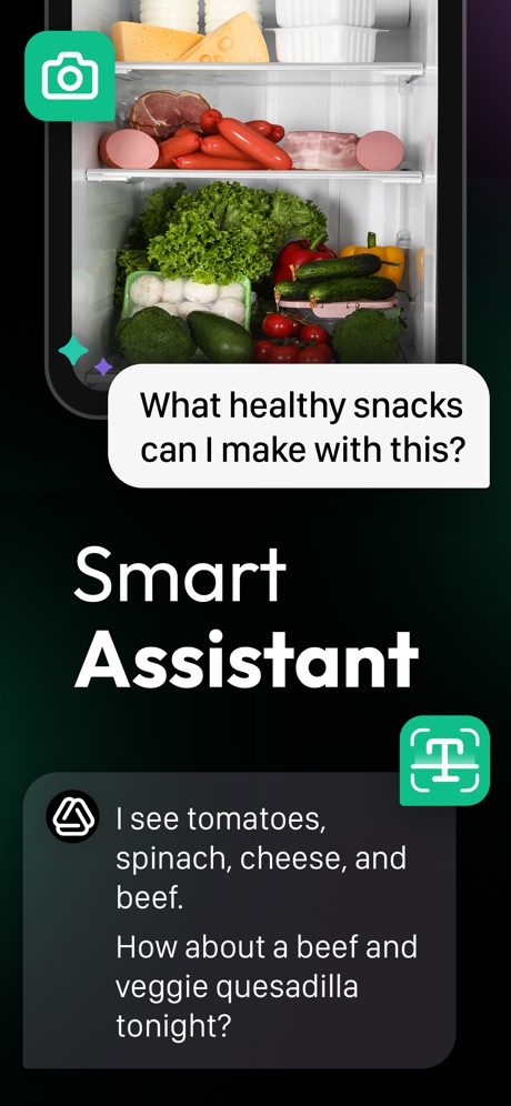 ChatOn AI - Chat Bot Assistant App Store screenshot 2, headline “Smart Assistant”. Words over the screen.
