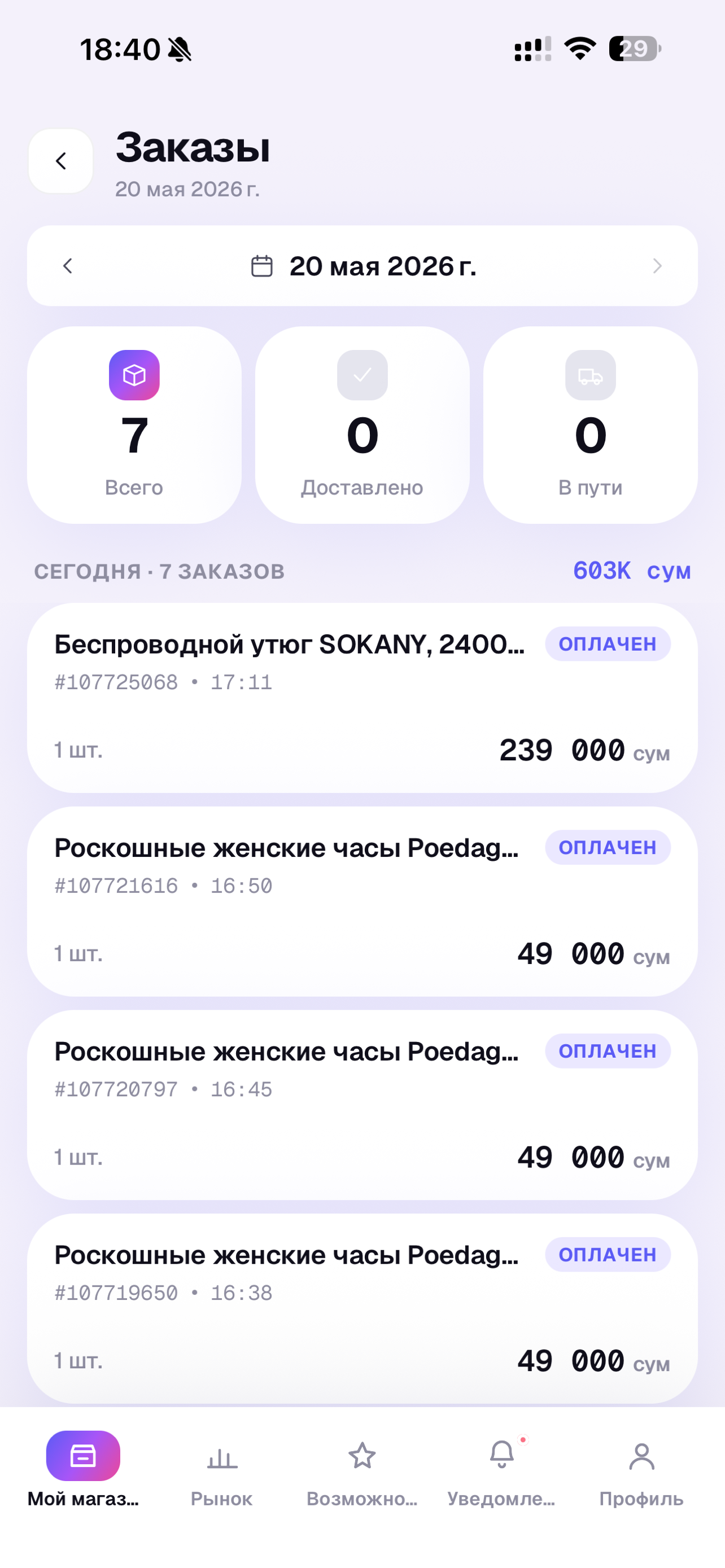SellerPro: Uzum Analytics
