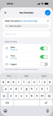 Reminders screenshot 2