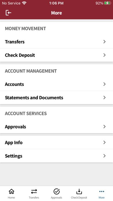 RCB Business Banking Screenshot