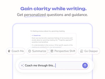 Reflection: AI Journal & Coach iPad screenshot