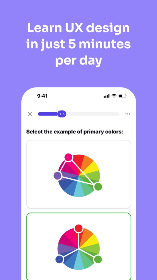 #2. Uxcel: UX, PM & AI Courses (iOS) 由: Uxcel, Inc.