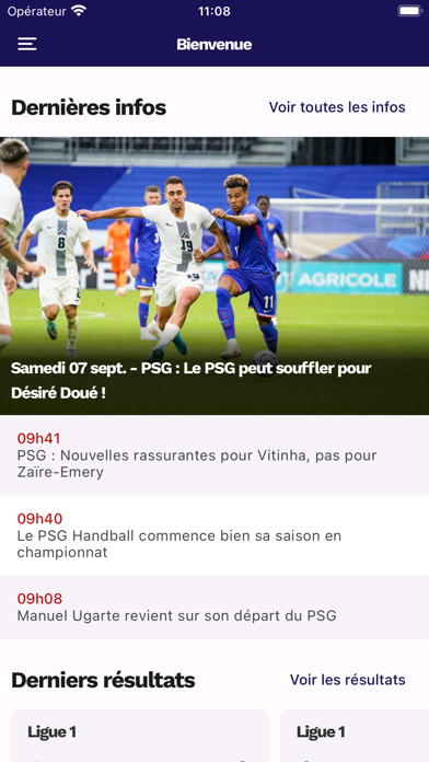 Paris Foot News Screenshot