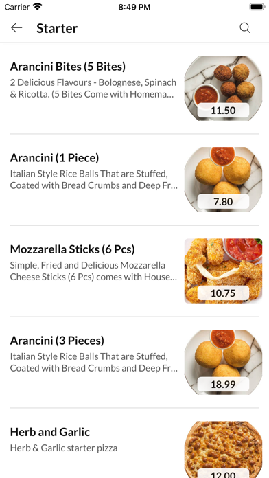 Screenshot #3 pour Arancini Pizza & Pasta Enmore