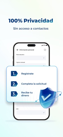 CashMex: Préstamo de crédito iPhone screenshot 2