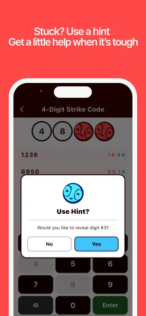 Strike Code: Bulls and Cows screenshot 4