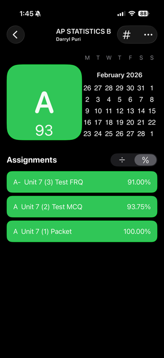 Seattle Gradebook Screenshot 5 of 5