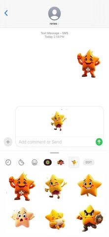 活力星星贴纸 screenshot
