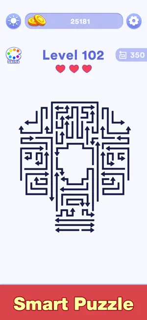Arrow Maze Rush Puzzle screenshot 4