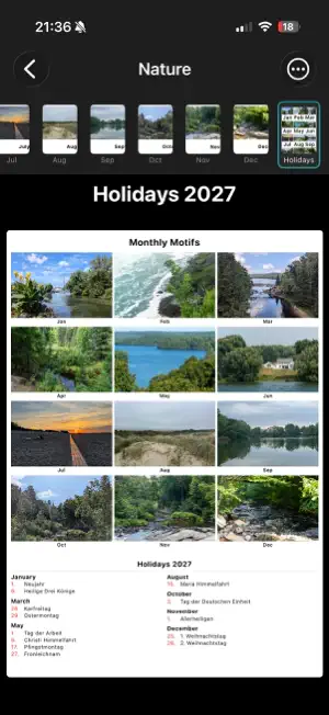PhotoCal mobile screenshot 3