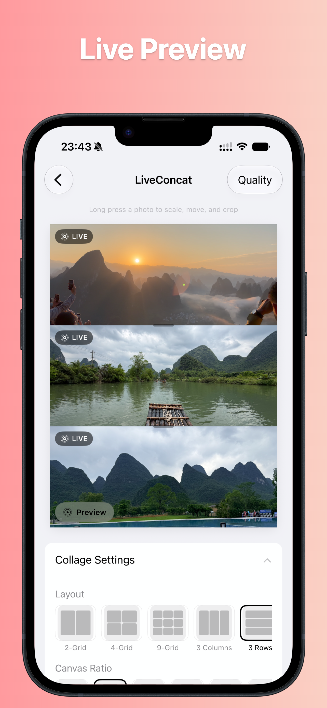 LiveConcat - Livephoto Stitch screenshot 3