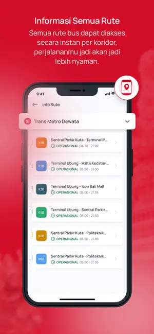 Trans Metro Dewata iPhone screenshot 3