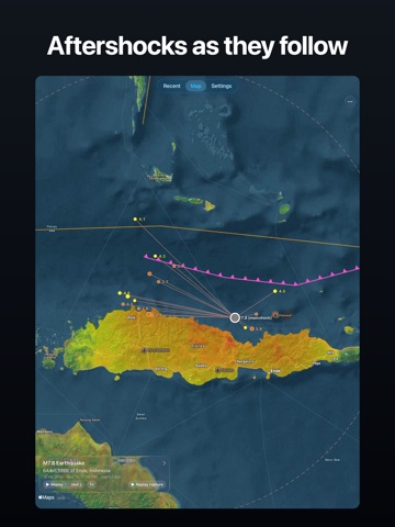 NewQuake: Earthquake Tracker iPad screenshot 4