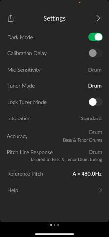 Balance Pipe Band Tuner iPhone screenshot
