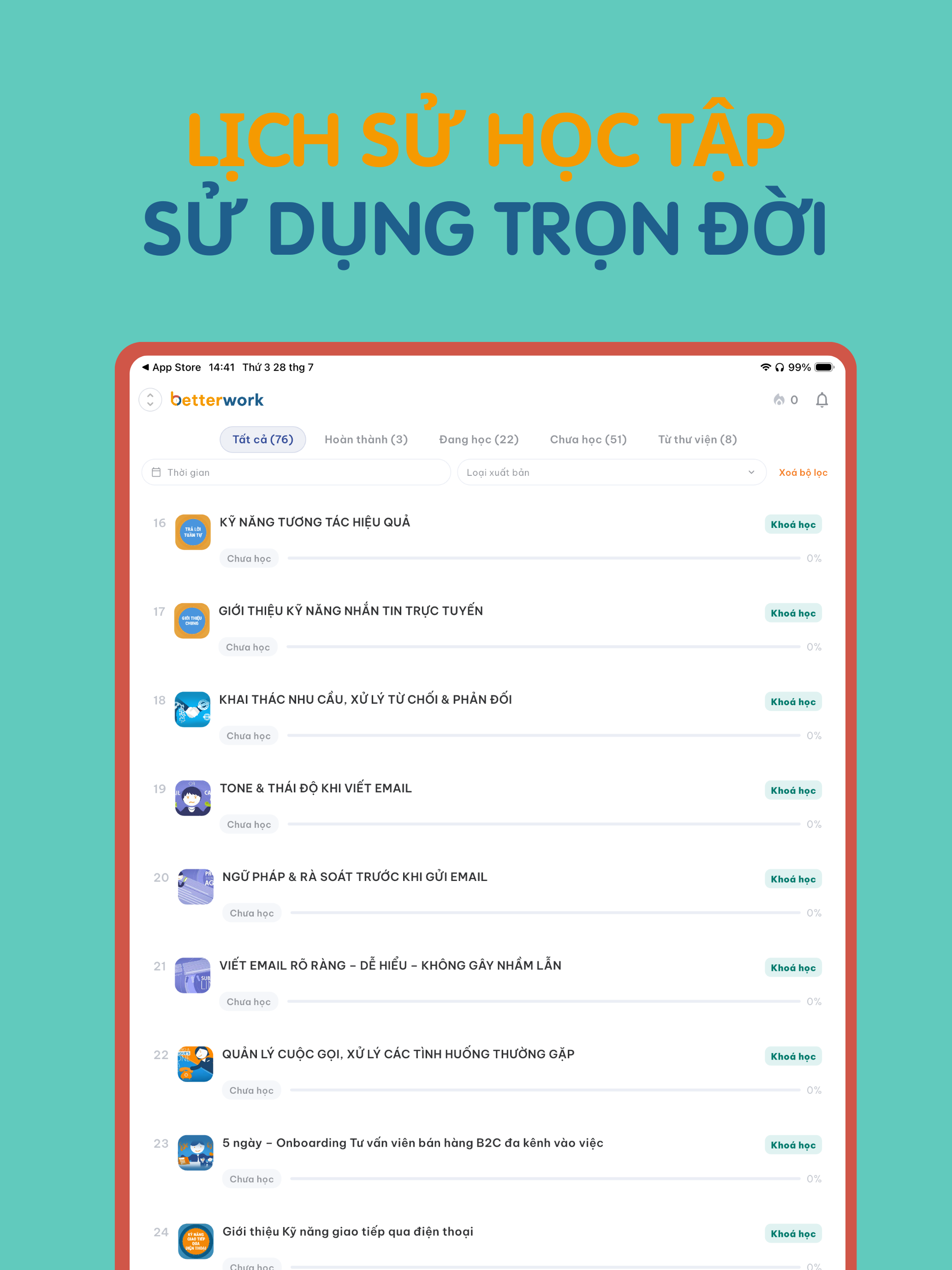 Betterwork: LMS Nội Bộ screenshot 16