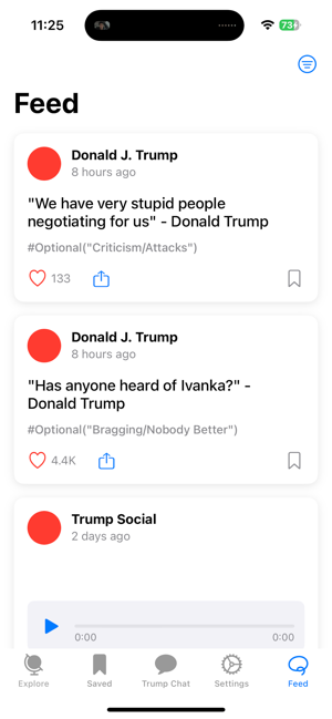 ‎Trump Social Chat Soundboard Screenshot