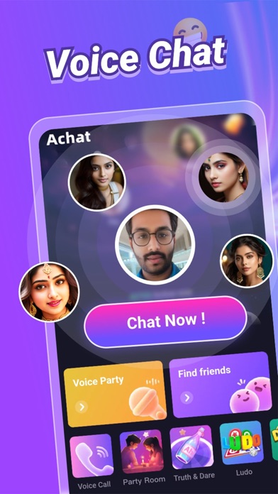 Achat- Live Chat& Make Friends Screenshot