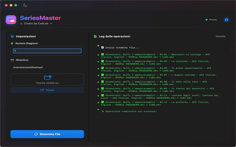 SeriesMaster Pro screenshot