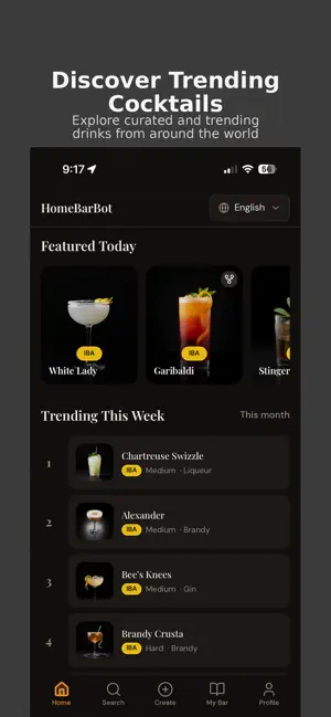 HomeBarBot - Cocktail recipes screenshot 3
