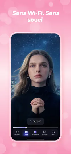 Capture d'écran de VibeShort: AI Comic Dramas sur iPhone 2