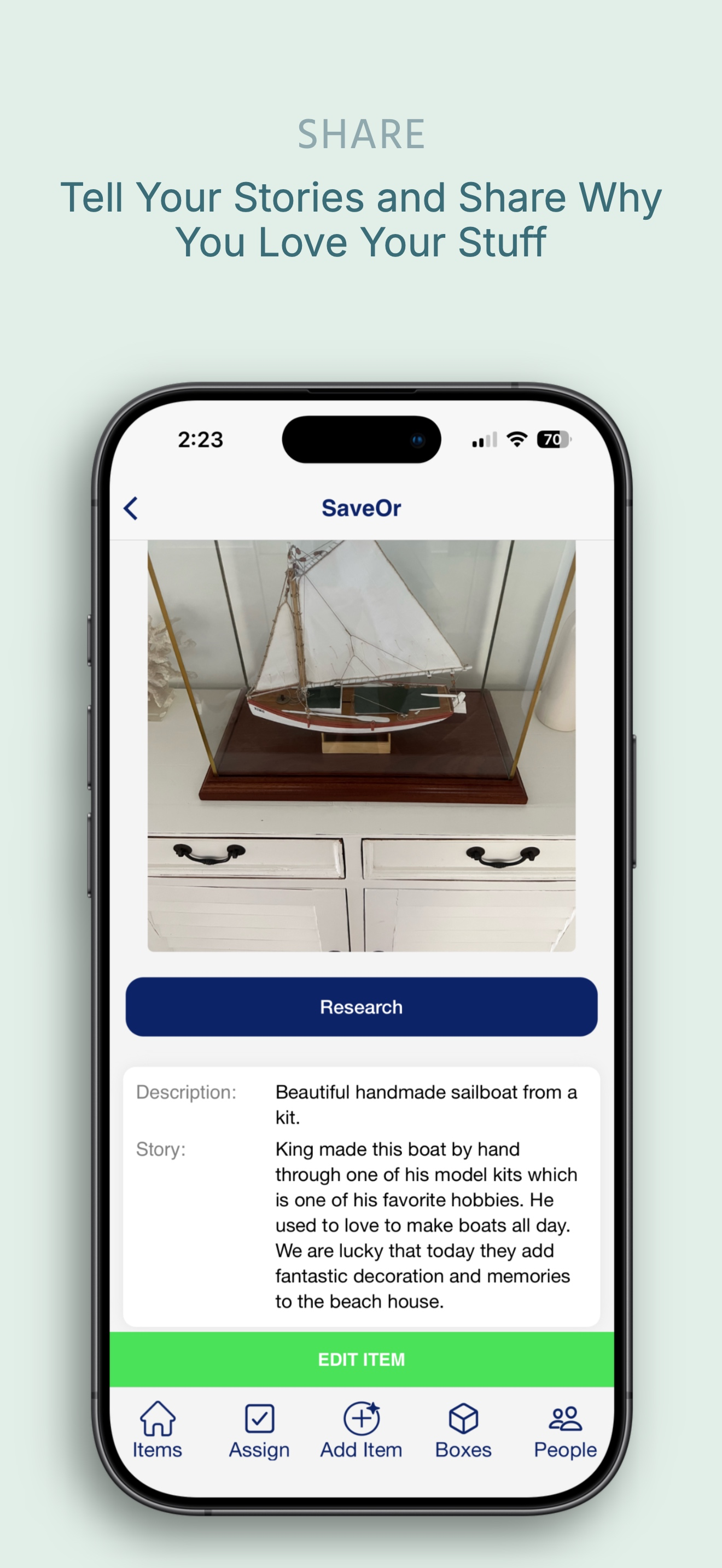 SaveOr: Home Inventory App
