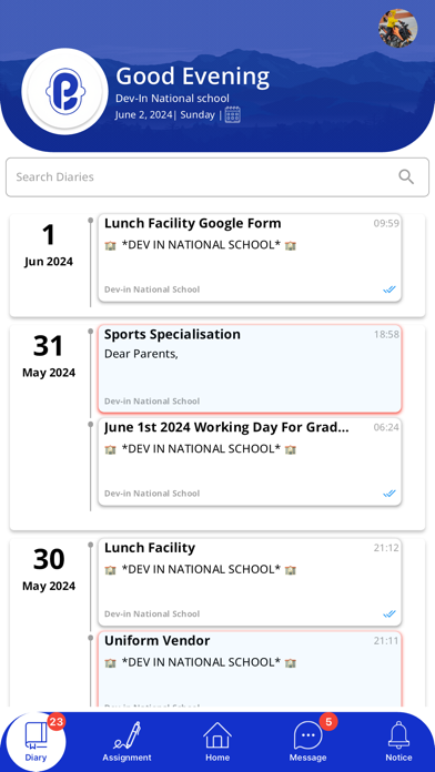 ParentEye - School App Screenshot