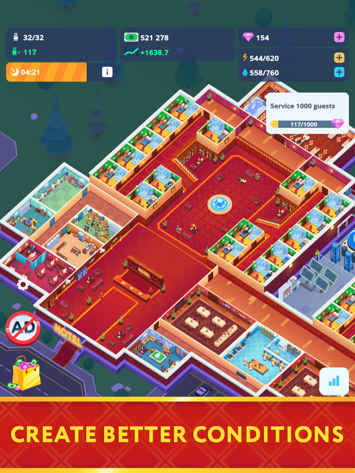 Idle Hotel Tycoon Empire