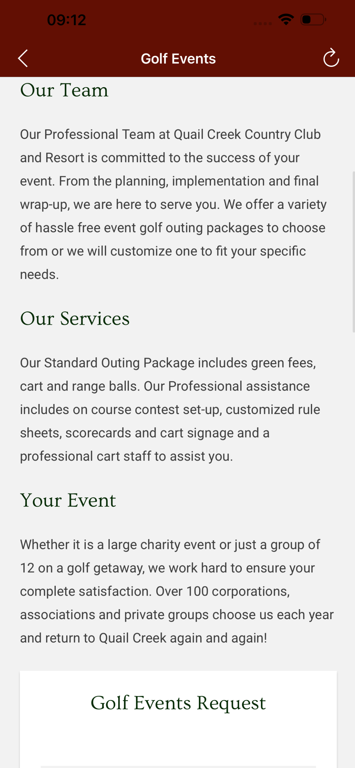 Quail Creek Country Club. screenshot 6