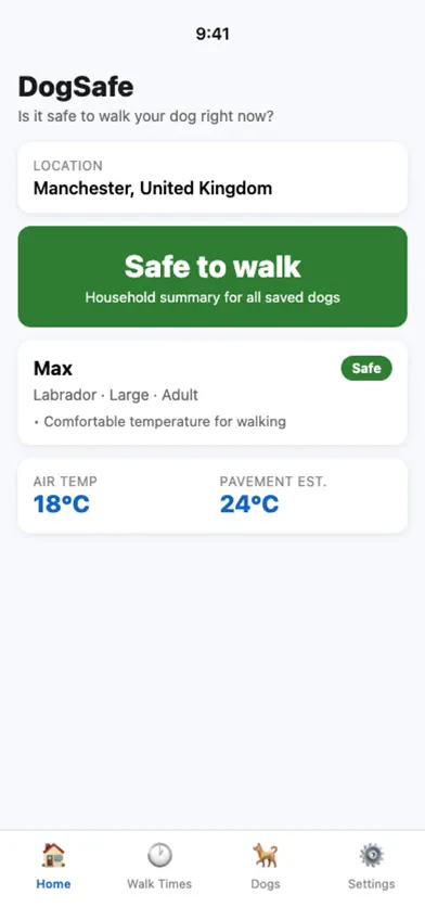 Dogsafe screenshot 2