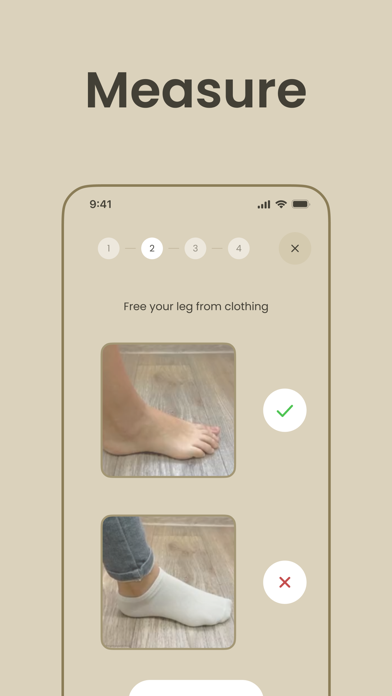 Screenshot 2 of Foot-scanner App