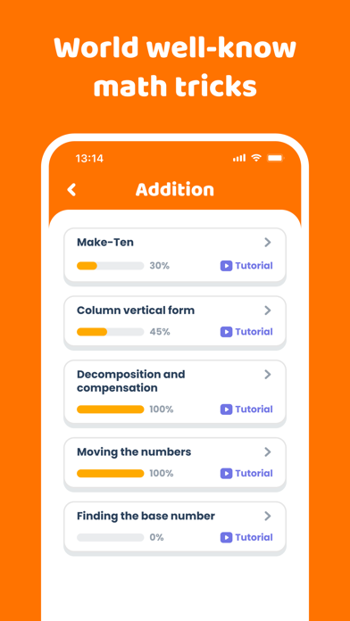 Learn Math: Tricks Workout Screenshot