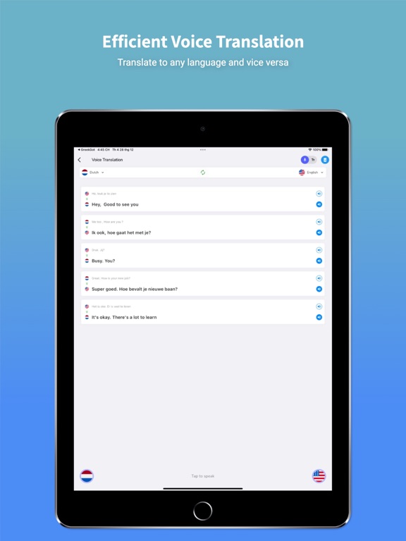Screenshot #6 pour Dutch Translator & Learn +
