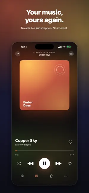 Resona — Offline Music Player screenshot 1