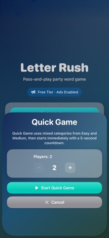 Letter Rush Screenshot 5 of 7