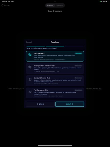 SonarRoom Audio Analysis Tool iPad screenshot 8