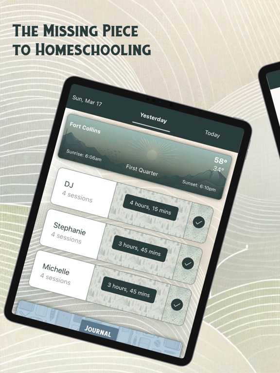 HomeTrail App iPad screenshot 1 - Productivity app