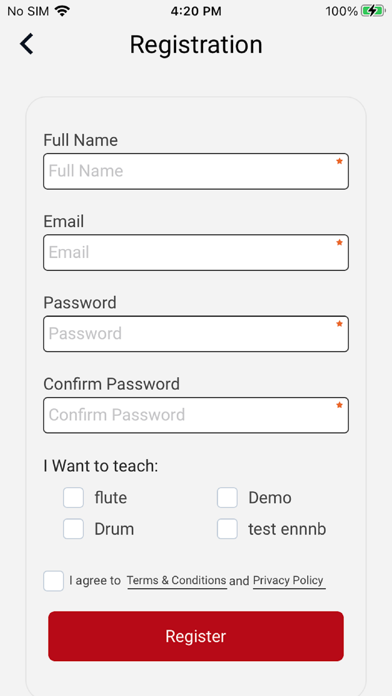 App screenshot